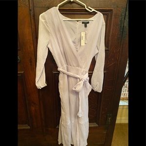 J Crew Point Sur lavender midi dress. Size 4. NWT